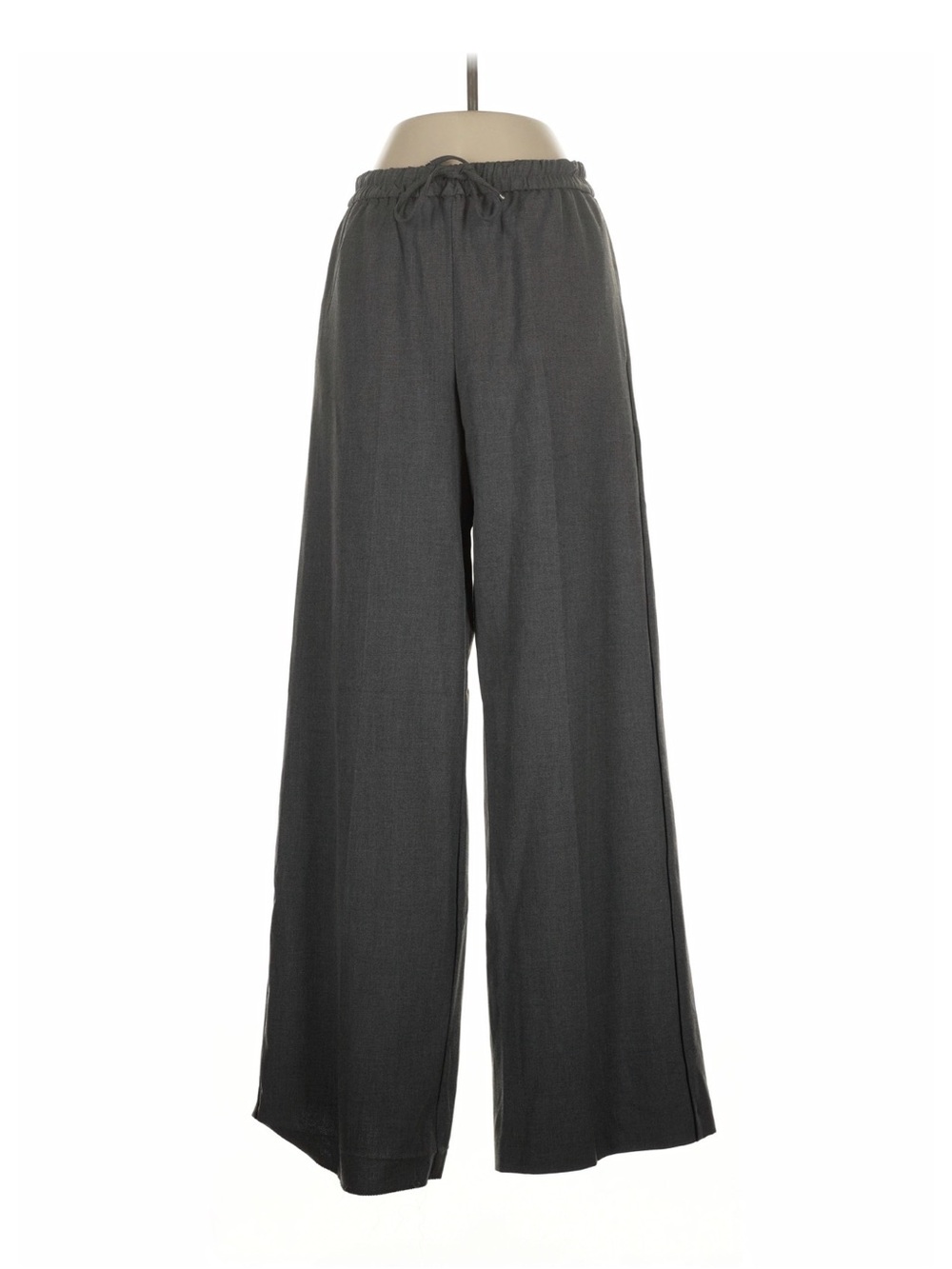 Zara Gray Elastic Waist Dress Pants